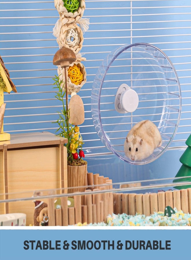 BUCATSTATE Hamster Wheel Silent, 5.5in Exercise Running Whees Quiet Spinner Mouse Wheels for Gerbil Dwarf Syrian Hamster Rat Mice - Image 4
